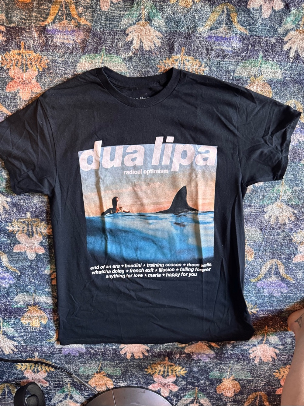 Dua Lipa "Radical Optimism" Graphic Tee - Black